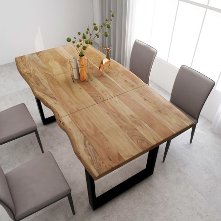 vidaXL Esstisch 180×90×76 cm Massivholz Akazie