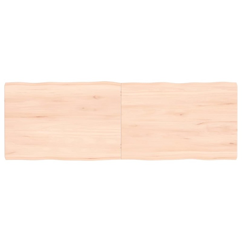 vidaXL Tischplatte 120x40x4 cm Massivholz Eiche Unbehandelt Baumkante vidaXL Tischplatte 120x40x4 cm Massivholz Eiche Unbehandelt Baumkante