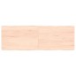 vidaXL Tischplatte 120x40x4 cm Massivholz Eiche Unbehandelt Baumkante vidaXL Tischplatte 120x40x4 cm Massivholz Eiche Unbehandelt Baumkante