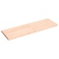vidaXL Tischplatte 120x40x4 cm Massivholz Eiche Unbehandelt Baumkante vidaXL Tischplatte 120x40x4 cm Massivholz Eiche Unbehandelt Baumkante