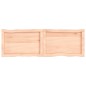 vidaXL Tischplatte 120x40x4 cm Massivholz Eiche Unbehandelt Baumkante vidaXL Tischplatte 120x40x4 cm Massivholz Eiche Unbehandelt Baumkante