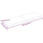 vidaXL Tischplatte 120x40x4 cm Massivholz Eiche Unbehandelt Baumkante vidaXL Tischplatte 120x40x4 cm Massivholz Eiche Unbehandelt Baumkante