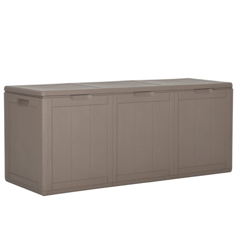 vidaXL Garten-Aufbewahrungsbox 270 L Braun PP Rattan vidaXL Garten-Aufbewahrungsbox 270 L Braun PP Rattan