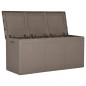 vidaXL Garten-Aufbewahrungsbox 270 L Braun PP Rattan vidaXL Garten-Aufbewahrungsbox 270 L Braun PP Rattan