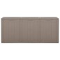 vidaXL Garten-Aufbewahrungsbox 270 L Braun PP Rattan vidaXL Garten-Aufbewahrungsbox 270 L Braun PP Rattan