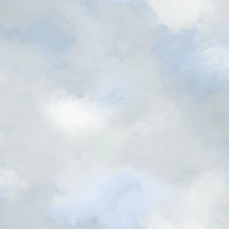 Good Vibes Tapete Paint Clouds Blau und Grau Good Vibes Tapete Paint Clouds Blau und Grau