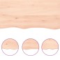 vidaXL Tischplatte 140x50x6 cm Massivholz Eiche Unbehandelt Baumkante vidaXL Tischplatte 140x50x6 cm Massivholz Eiche Unbehandelt Baumkante