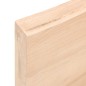 vidaXL Tischplatte 140x50x6 cm Massivholz Eiche Unbehandelt Baumkante vidaXL Tischplatte 140x50x6 cm Massivholz Eiche Unbehandelt Baumkante