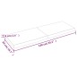 vidaXL Tischplatte 140x50x6 cm Massivholz Eiche Unbehandelt Baumkante vidaXL Tischplatte 140x50x6 cm Massivholz Eiche Unbehandelt Baumkante