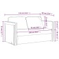 vidaXL Bodensofa mit Schlaffunktion Cappuccino-Braun Kunstleder vidaXL Bodensofa mit Schlaffunktion Cappuccino-Braun Kunstleder