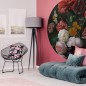 WallArt Fototapete Golden Age Flowers Rund 142,5 cm WallArt Fototapete Golden Age Flowers Rund 142,5 cm