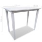 vidaXL Stehtisch und 4 Barhocker Holz Weiß vidaXL Stehtisch und 4 Barhocker Holz Weiß