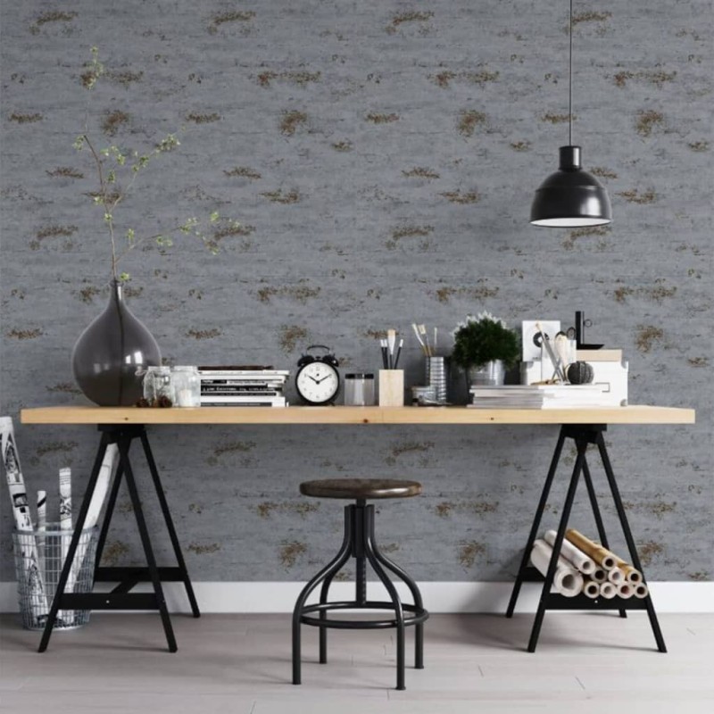 Topchic Tapete Concrete Look Hellgrau Topchic Tapete Concrete Look Hellgrau