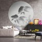 WallArt Fototapete Two Goldfish Rund 142,5 cm WallArt Fototapete Two Goldfish Rund 142,5 cm