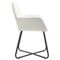 vidaXL Esszimmerstühle 4 Stk. Creme Stoff vidaXL Esszimmerstühle 4 Stk. Creme Stoff