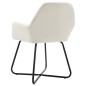 vidaXL Esszimmerstühle 4 Stk. Creme Stoff vidaXL Esszimmerstühle 4 Stk. Creme Stoff