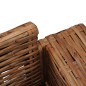 vidaXL 3-tlg. Sofagarnitur mit Auflagen Natur Rattan vidaXL 3-tlg. Sofagarnitur mit Auflagen Natur Rattan