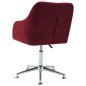 vidaXL Esszimmerstühle Drehbar 6 Stk. Weinrot Stoff vidaXL Esszimmerstühle Drehbar 6 Stk. Weinrot Stoff