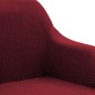 vidaXL Esszimmerstühle Drehbar 6 Stk. Weinrot Stoff vidaXL Esszimmerstühle Drehbar 6 Stk. Weinrot Stoff