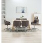 vidaXL Esszimmerstühle Drehbar 6 Stk. Taupe Stoff vidaXL Esszimmerstühle Drehbar 6 Stk. Taupe Stoff