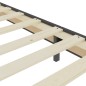 vidaXL Boxspringbett Dunkelgrau Stoff 140x200 cm vidaXL Boxspringbett Dunkelgrau Stoff 140x200 cm