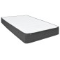 vidaXL Boxspringbett Dunkelgrau Stoff 140x200 cm vidaXL Boxspringbett Dunkelgrau Stoff 140x200 cm