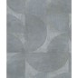Noordwand Tapete Vintage Deluxe Graphic Circle Look Metallic-Grau Noordwand Tapete Vintage Deluxe Graphic Circle Look Metallic-Grau