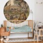 WallArt Fototapete Animals of Africa Rund 190 cm WallArt Fototapete Animals of Africa Rund 190 cm