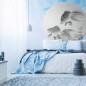 WallArt Fototapete Two Goldfish Rund 190 cm WallArt Fototapete Two Goldfish Rund 190 cm