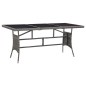 vidaXL 9-tlg. Garten-Essgruppe Poly Rattan Anthrazit und Grau vidaXL 9-tlg. Garten-Essgruppe Poly Rattan Anthrazit und Grau