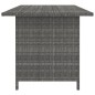 vidaXL 10-tlg. Garten-Lounge-Set mit Kissen Poly Rattan Grau vidaXL 10-tlg. Garten-Lounge-Set mit Kissen Poly Rattan Grau