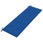 vidaXL Batavia-Gartenbank mit Königsblauer Auflage 150 cm Teak Massiv vidaXL Batavia-Gartenbank mit Königsblauer Auflage 150 cm Teak Massiv
