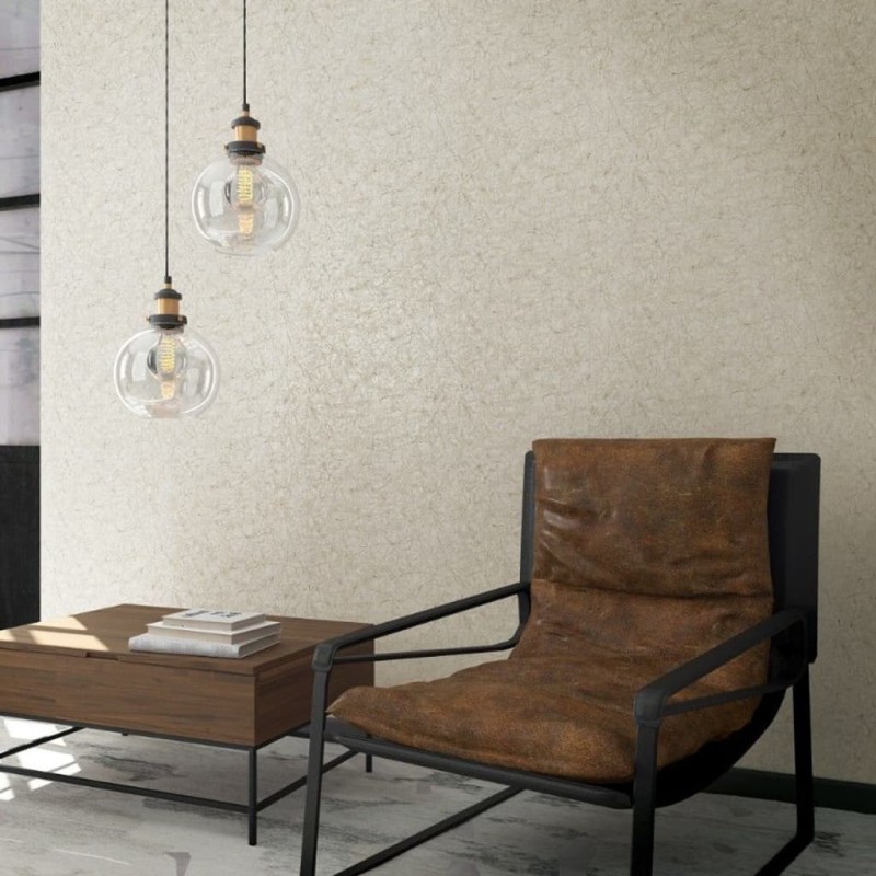 Vintage Deluxe Tapete Stucco Crackle Grau und Weiß Vintage Deluxe Tapete Stucco Crackle Grau und Weiß