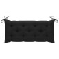 vidaXL Klappbare Gartenbank mit Auflage 118 cm Bambus vidaXL Klappbare Gartenbank mit Auflage 118 cm Bambus