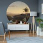 WallArt Fototapete The Americas Rund 190 cm WallArt Fototapete The Americas Rund 190 cm