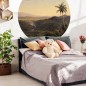 WallArt Fototapete The Americas Rund 190 cm WallArt Fototapete The Americas Rund 190 cm