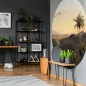 WallArt Fototapete The Americas Rund 190 cm WallArt Fototapete The Americas Rund 190 cm