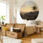 WallArt Fototapete The Americas Rund 190 cm WallArt Fototapete The Americas Rund 190 cm