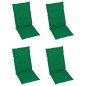 vidaXL Klappbare Gartenstühle 3 Stk. mit Auflagen Massivholz Akazie vidaXL Klappbare Gartenstühle 3 Stk. mit Auflagen Massivholz Akazie
