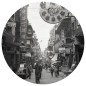 WallArt Fototapete Hong Kong the Old Days Rund 142,5 cm WallArt Fototapete Hong Kong the Old Days Rund 142,5 cm