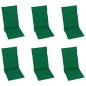 vidaXL Klappbare Gartenstühle 6 Stk. mit Auflagen Massivholz Akazie vidaXL Klappbare Gartenstühle 6 Stk. mit Auflagen Massivholz Akazie
