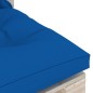 vidaXL Garten-Paletten-Mittelsofa mit Kissen Kiefernholz vidaXL Garten-Paletten-Mittelsofa mit Kissen Kiefernholz