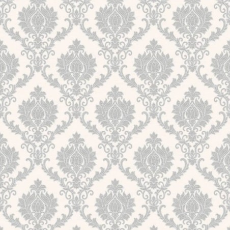 Noordwand Tapete Topchic Classic Ornaments Hellgrau