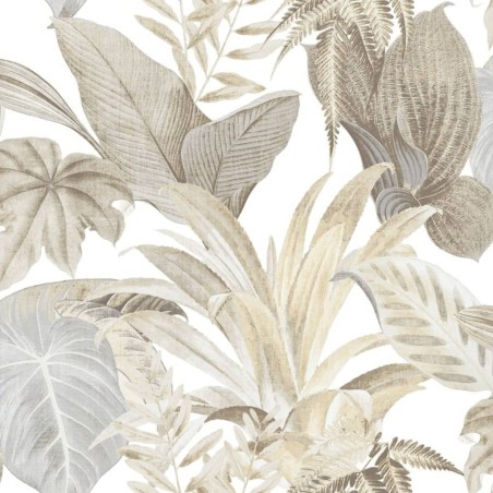 Topchic Tapete Big Leaves Beige