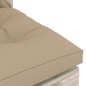 vidaXL Garten-Mittelsofa aus Paletten mit Kissen Kiefernholz vidaXL Garten-Mittelsofa aus Paletten mit Kissen Kiefernholz