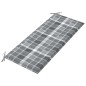 vidaXL Stapelbare Gartenbank mit Auflage 128,5 cm Massivholz Teak vidaXL Stapelbare Gartenbank mit Auflage 128,5 cm Massivholz Teak