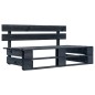 vidaXL 6-tlg. Paletten-Lounge-Set Schwarz Imprägniertes Kiefernholz vidaXL 6-tlg. Paletten-Lounge-Set Schwarz Imprägniertes Kiefernholz