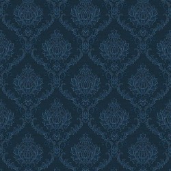 Noordwand Tapete Topchic Classic Ornaments Marineblau