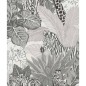 Good Vibes Tapete Jungle Animals Grau und Schwarz Good Vibes Tapete Jungle Animals Grau und Schwarz