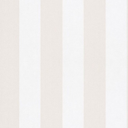 Topchic Tapete Stripes Beige und Weiß